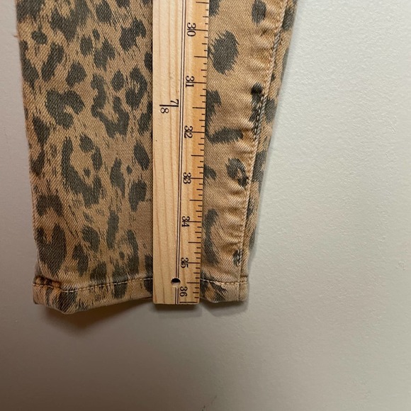 Current/Elliot Stiletto Camel Leopard Skinny Jeans Printed 29 - Picture 6 of 11